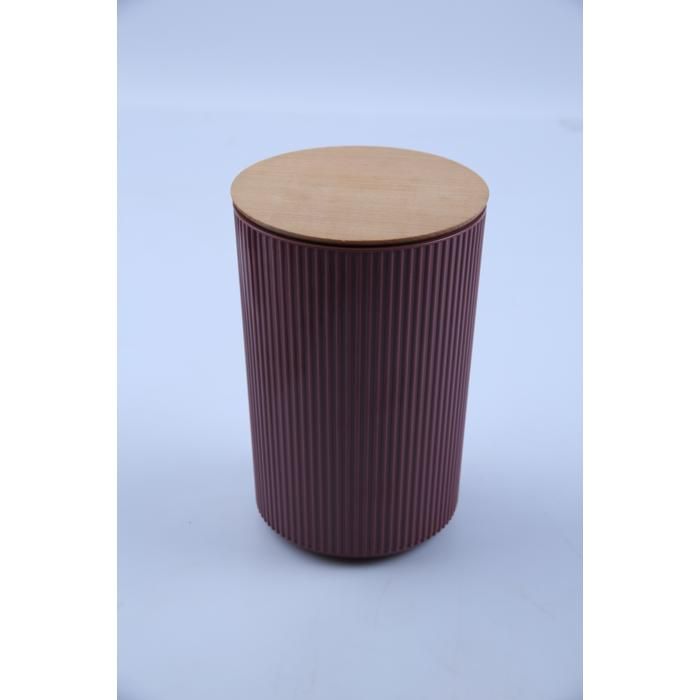 Pot rangement Evalina 2,2 L + couvercle bambou
