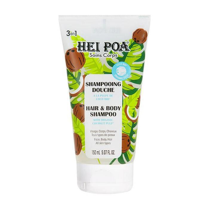 Hei Poa Shampoing Douche à la Pulpe de Coco Bio 150ml