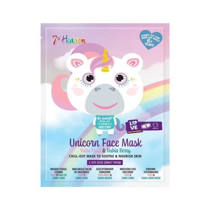 Mascarilla facial - MONTAGNE JEUNESSE - Oso Perezoso - Yuzu & Camu Camu - Vegan - Enfant