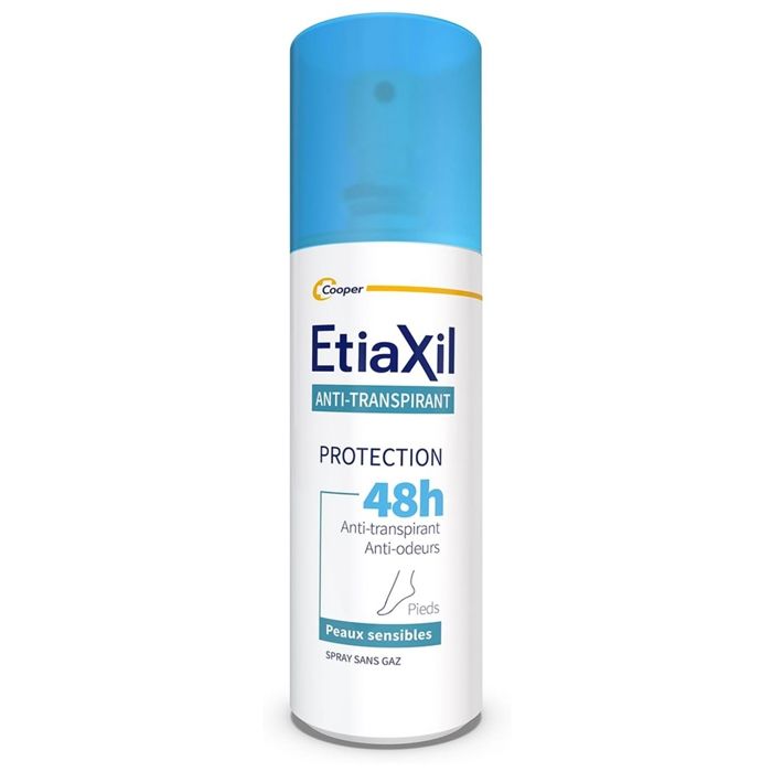 Déodorant antitranspirant - ETIAXIL - Protection 48h - 100ml - Sans alcool - Pieds