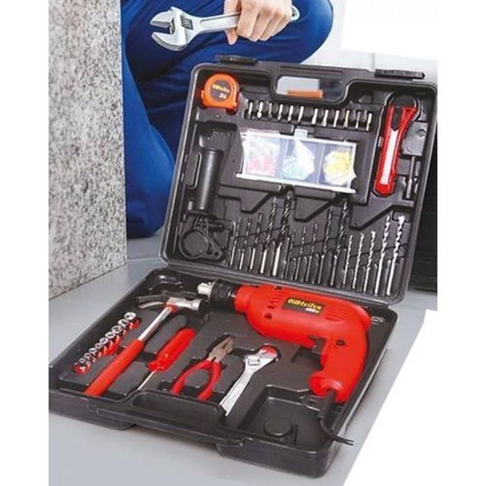 Heifer perceuse + 41 accessoires en coffret