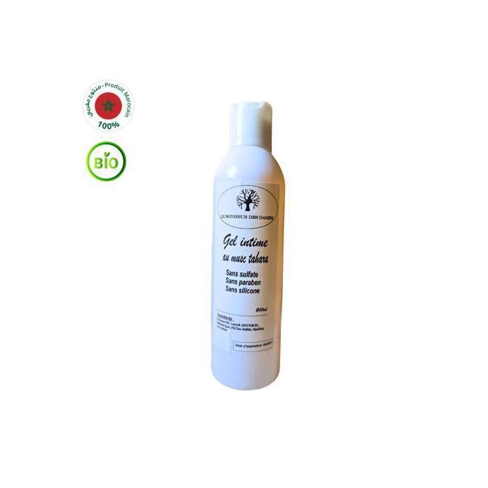 Gel intime - LE BONHEUR DES DAMES - Musc Tahara - 200ml - Sans sulfate - Sans paraben