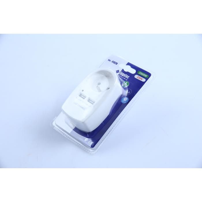 Adaptateur avec 2 ports USB 2.1A réf. 4102U