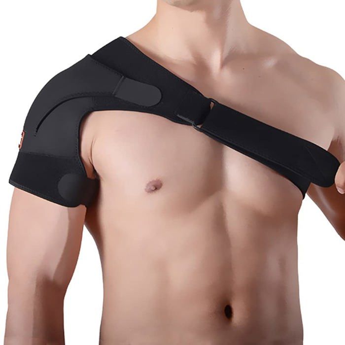 Épaulière ajustable en néoprène pour compression de la coiffe des rotateurs