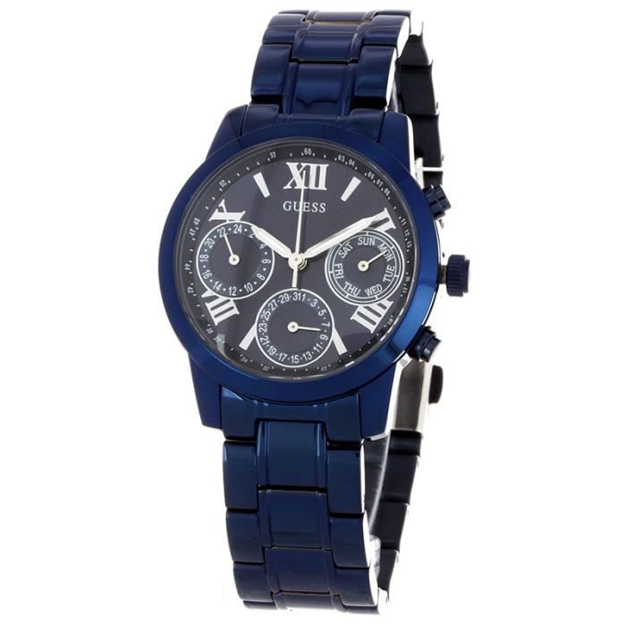 Montre - GUESS - Mini sunrise - Bleu - Acier inoxydable - Étanchéité 5 ATM