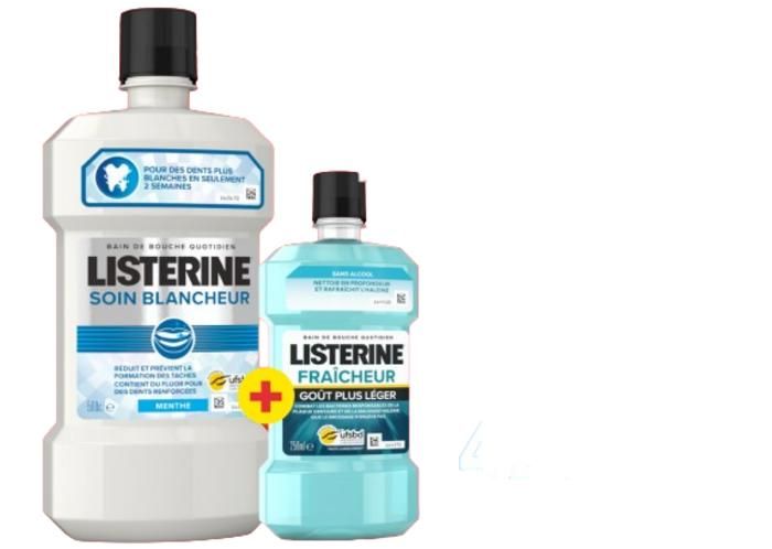 LOT LISTERINE TAG 500 ML + 250 ML GRT
