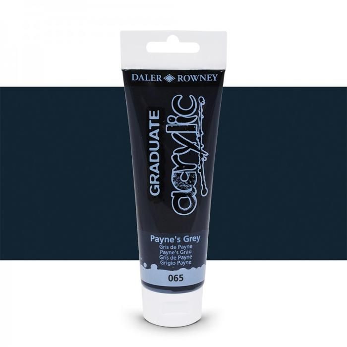 Peinture Acrylique Graduate Acrylic - 120 ml - 065 Gris de Payne