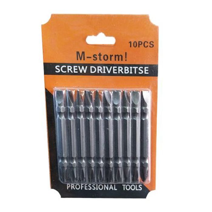 Tournevis magnétique en alliage d'acier trempé, perceuse électrique,Mèches 10pcs