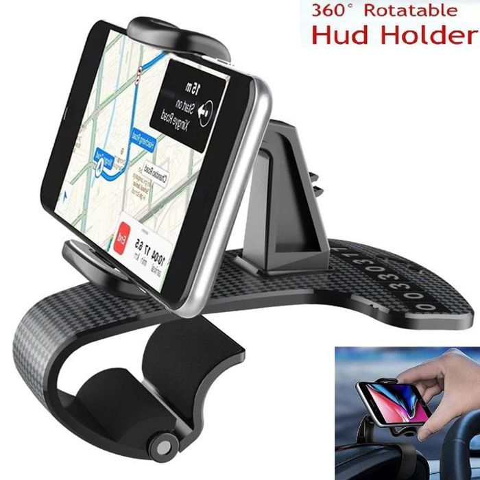 Mount holder support 360°de montage Durable mode voiture HUD tableau de bord pour téléphone-Gps