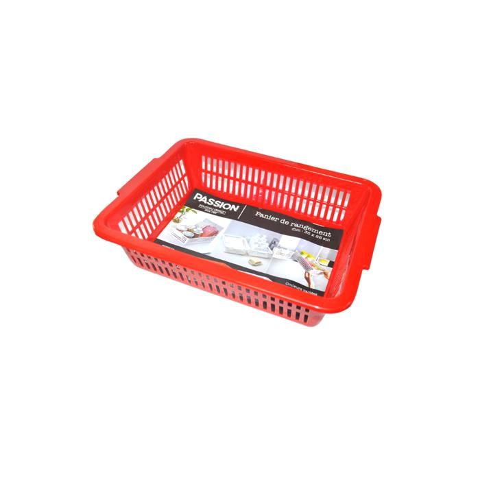 PANIER EGOUTTOIR MULTIFONCTION 36X26.5X9 CM 4 COUL