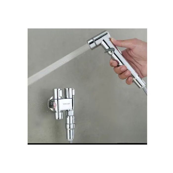 Ensemble Douchette wc pour salle de bain avec flexible et support pour toilette hygiène,