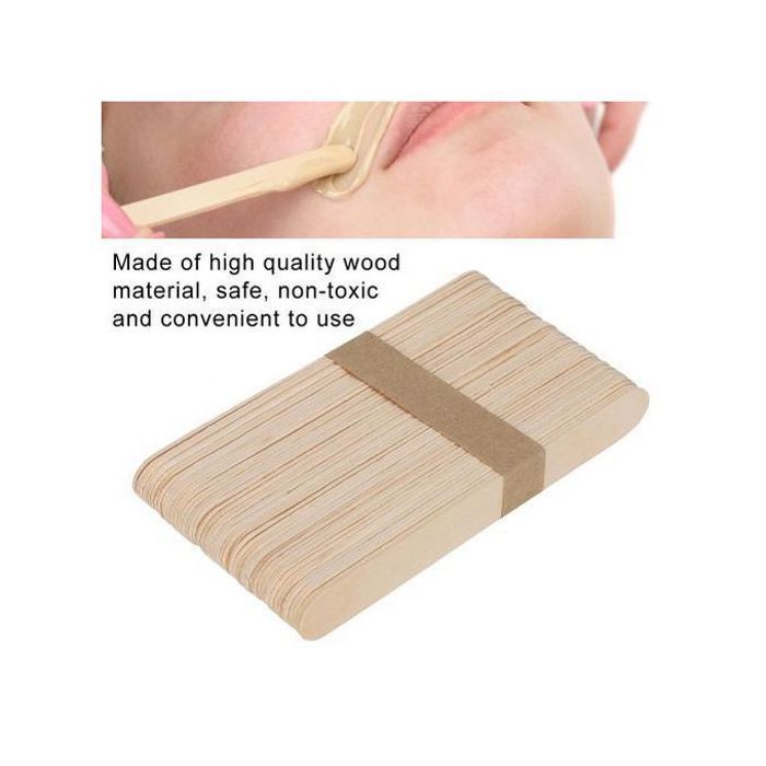 Spatule en bois abaisse-langue masque jetable 100 pcs