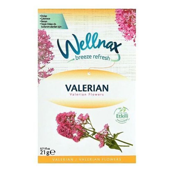 WELLNAX Lot De 2 Pcs Désodorisant Valériane  pour Armoire et Tiroir