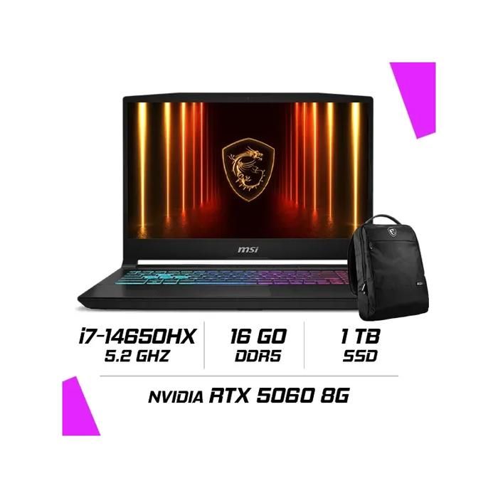 MSI-KATANA 15 HX-B14WFK-451MA | 15.6(144Hz) | i7-14650HX | 8GB*2 DDR4