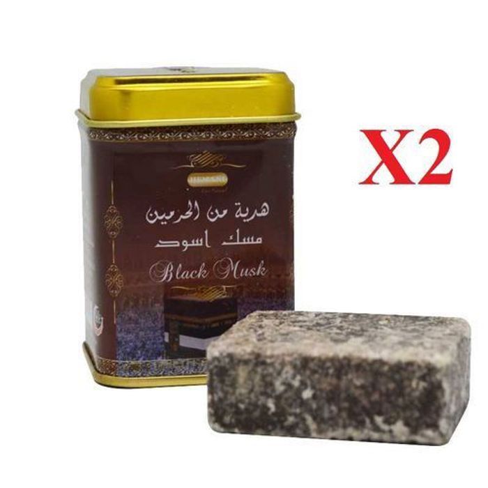 Hemani Lot de 2 Musc Jamid Noir de qualité supérieur - 25 gr x 2