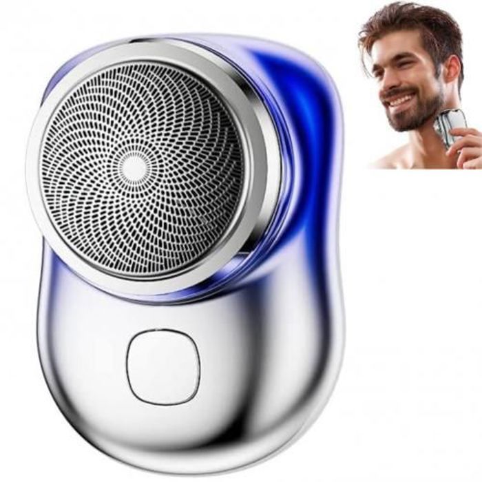 Rasoir Portable - Non spécifié - Mini Rasoir - 6 Lames - Rechargeable USB - Humide et Sec
