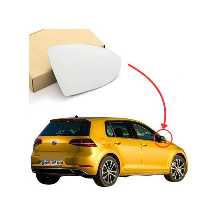 Verre Retroviseur droit Volkswagen Golf 7 VII