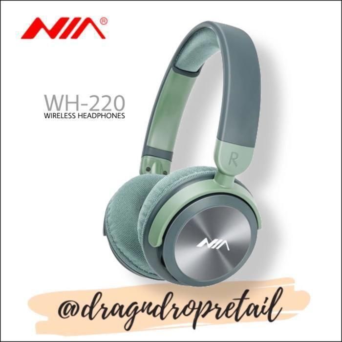 Casque wireless headphones NIA MODEL WH-220 COULEUR VERT