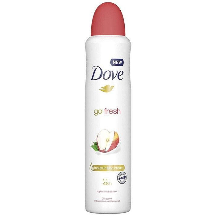 Déodorant Spray - DOVE - Go Fresh - Pomme & Thé Blanc - 250 ml - Sans alcool