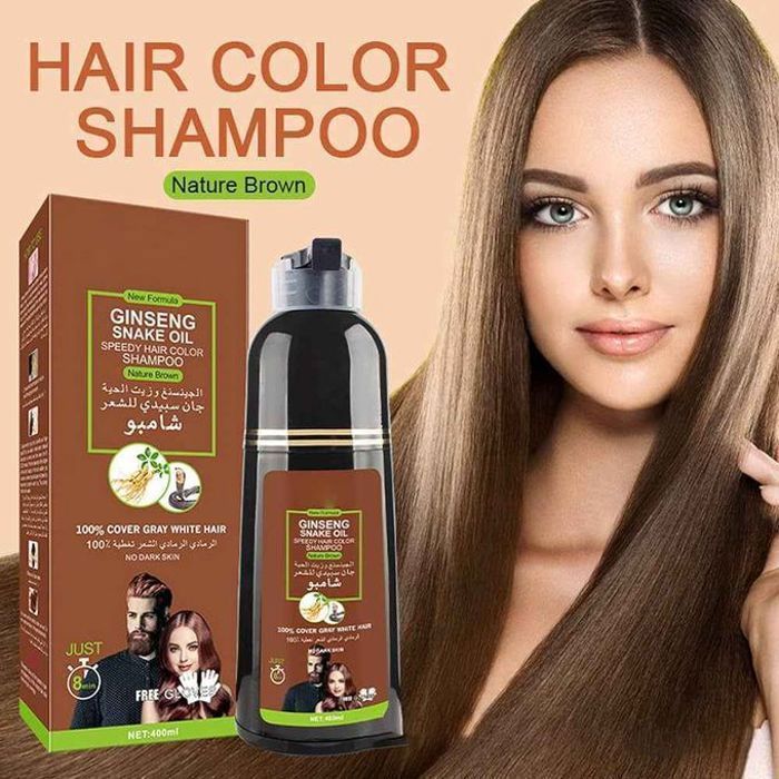 Shampooing coloration marron disaar collagène huile d'argan 400ml