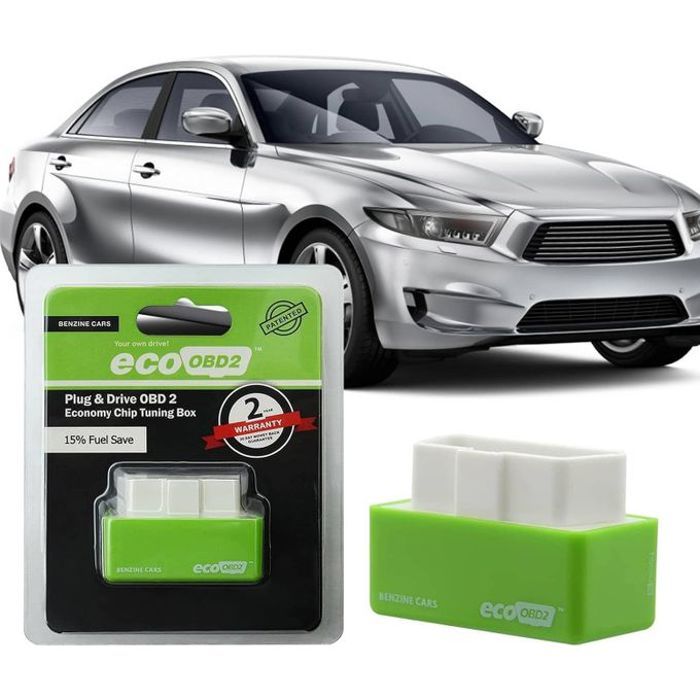 Boîte de réglage de puce économique pour voitures, Wild OBD2, permettant de réduire votre consommation de carburant jusqu'à 15%.
