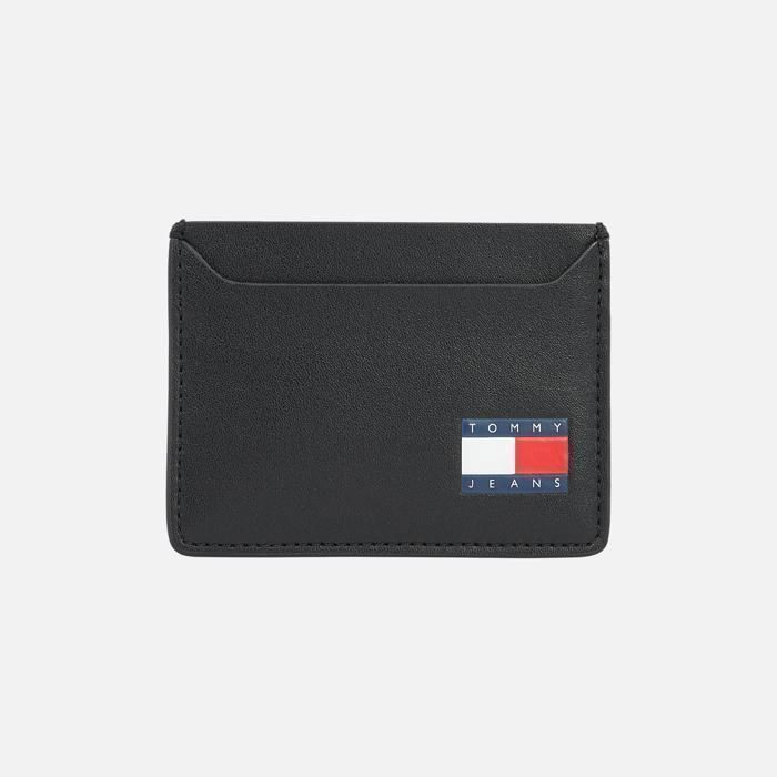 Portefeuille - Tommy Hilfiger - Tjm Heritage - Cuir - Zippée - Noir