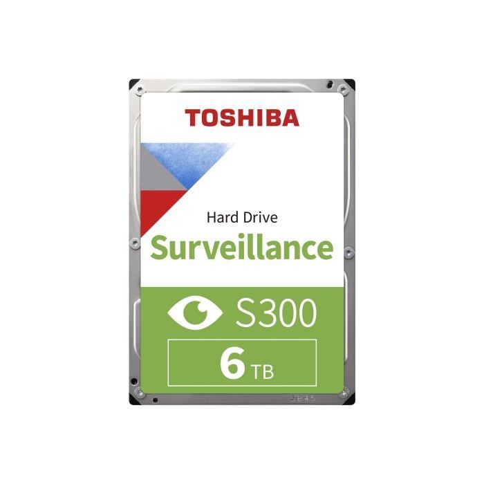 Disque dur interne Toshiba S300 Surveillance - 6 To - SATA 6Gb/s