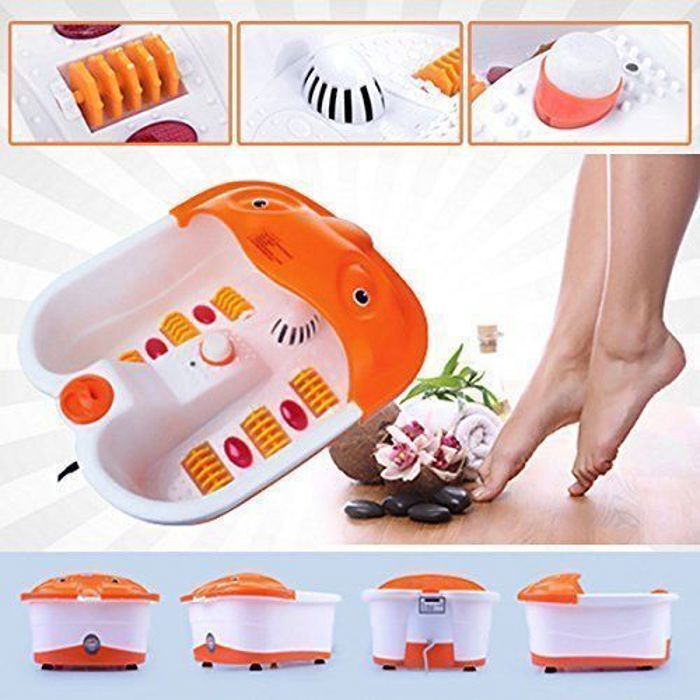 Spa Masseur à Rouleaux de Bain de Pieds - Foot Spa Bath And Roller Massager