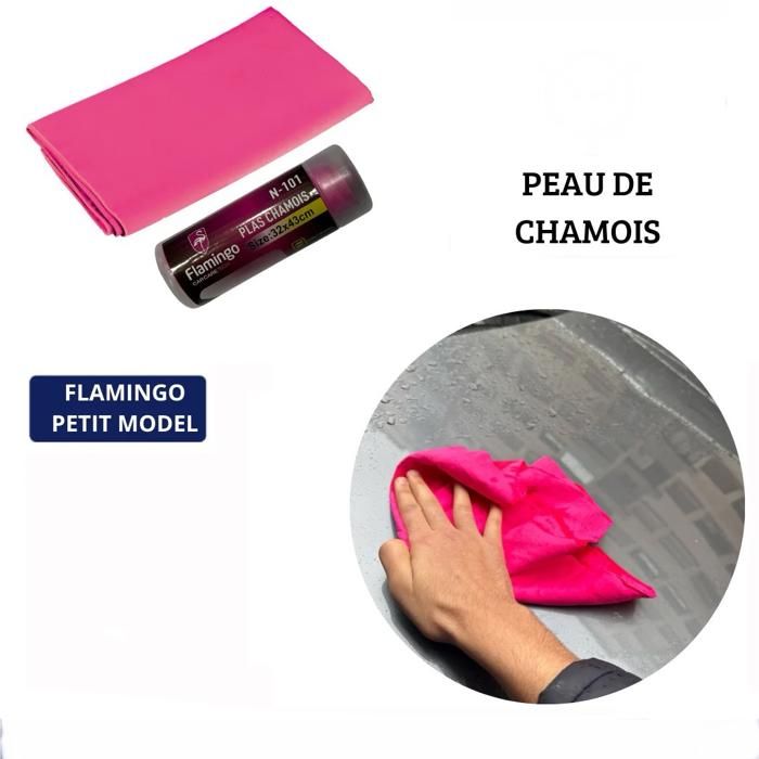 Peau de Chamois Flamingo Petit Model 32 CM X 43 CM