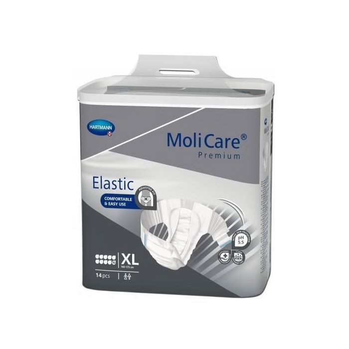 Change complet d’incontinence - Hartmann - Molicare Elastic - Taille XL - 14 pièces - Urinaire