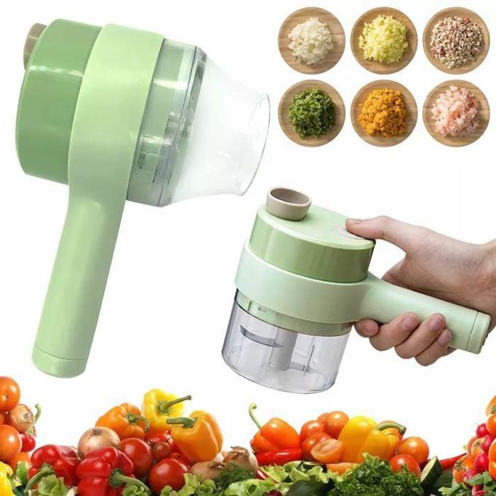 Mini hachoir électrique, trancheuse à ail, hachoir à légumes, hachoir à oignon