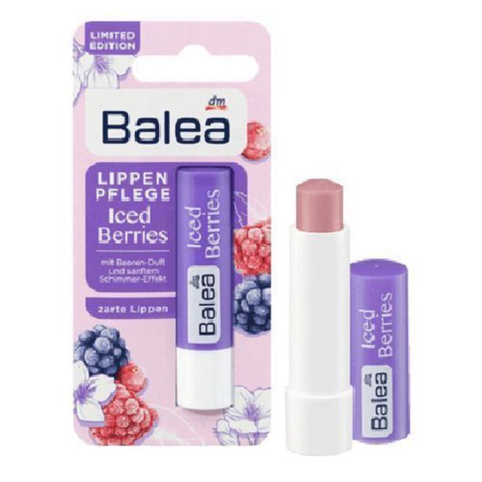 Dm Balea Baume a lèvres au beurre de karité, baies glacées et cire d'abeille 4,8g