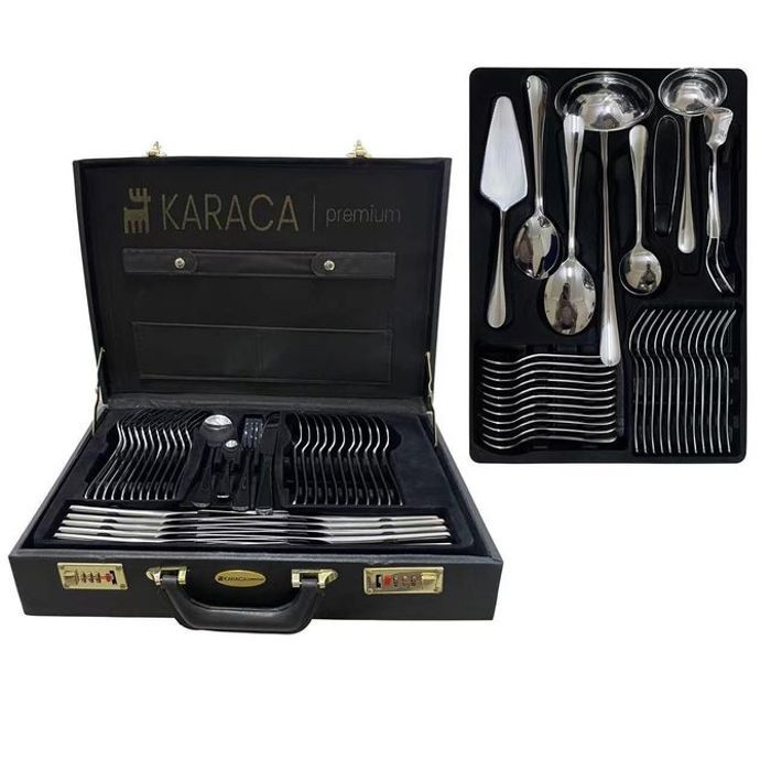 Karaca Home Ménagère 72 Pièces SILVER
