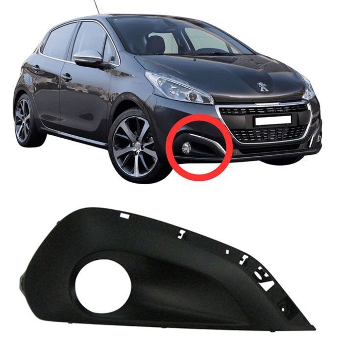 Cache Phare secour Droit pour Peugeot 208