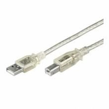 USB A-B manlig-manlig datakabel, 2.0 hög hastighet, 1.8m - För skrivare, scanner eller USB-enhet