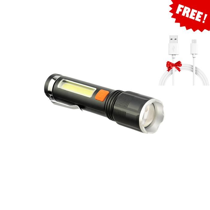 Lampe de Poche Rechargeable XH-P50 BX-P12, Avec Cable Usb micro gratuit