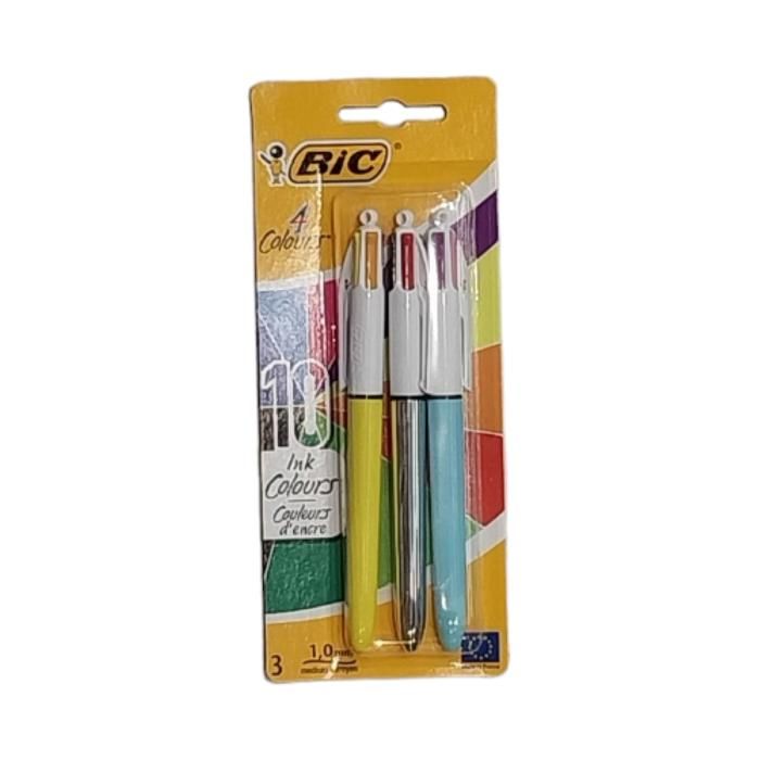 3 STYLO RETRACTABLE  SHINE+SUN+FUN