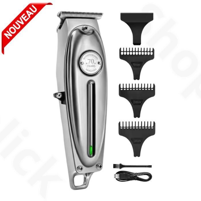 Tondeuse à Cheveux Professionnelle rechargeable  pour barbe et cheveux,