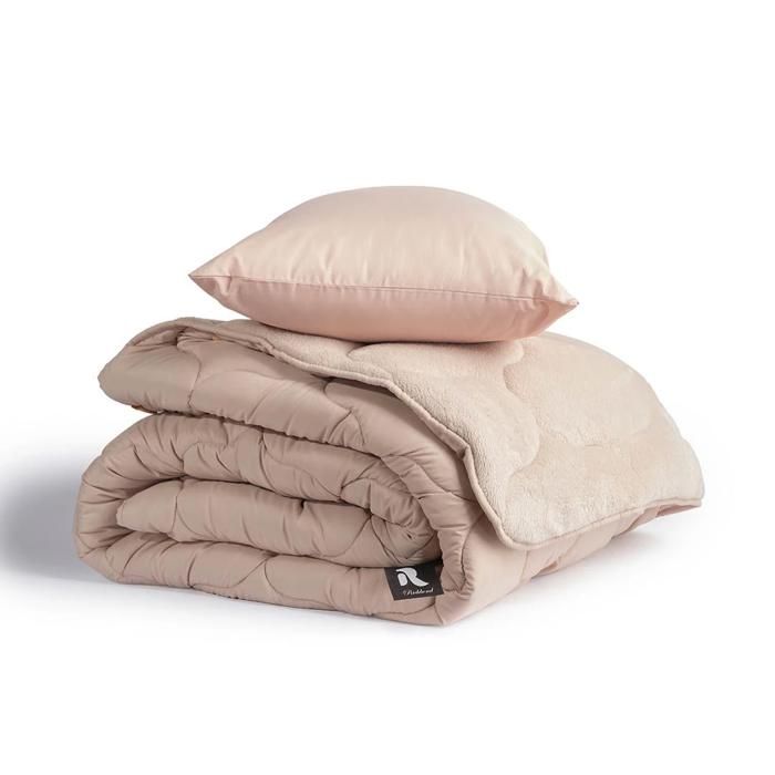 Couette - RICHBOND - Monochrome - 160x220 cm - Beige - 300g - Légère