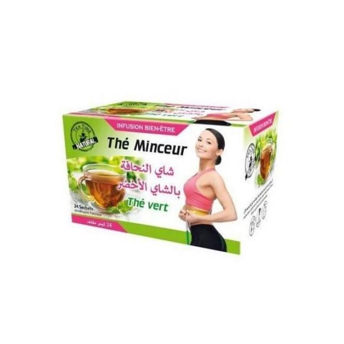 Minceur sachets Thé vert pour perdre du poids et graisse 24 sachets