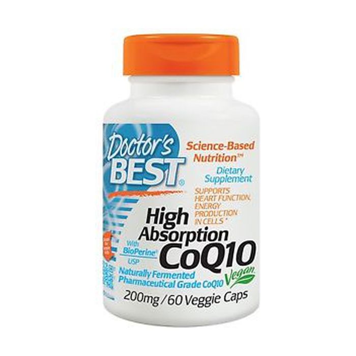 CoQ10 à haute absorption avec BioPerine, 200 mg, [Cœur & énergie] - 60 capsules