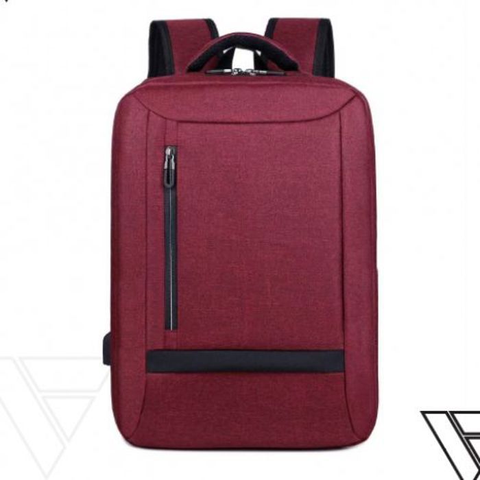 Cartable Fonctionnel, Sac à dos Ordinateur PC, Scolaire, travail, bag Rouge