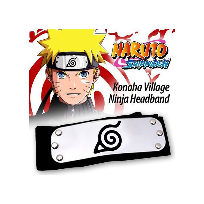Bandeau - Naruto Shippuden - Konoha Village - Cosplay - Adulte - Mixte