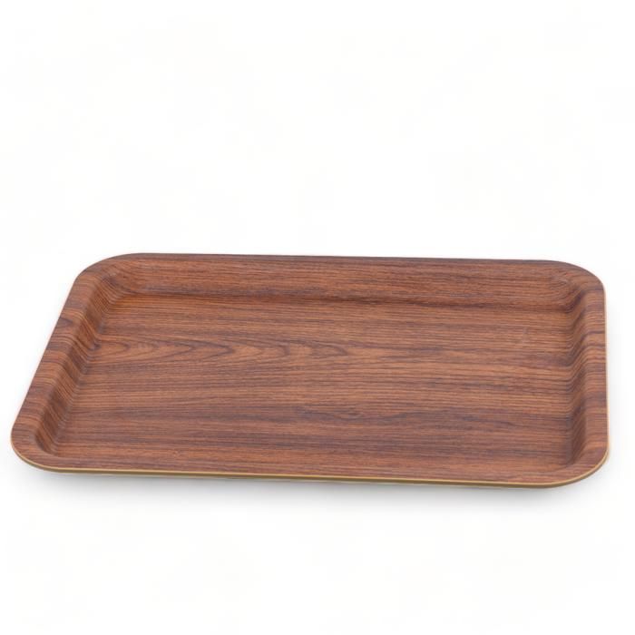 PLATEAU GM MELAMIN EFFET BOIS 10234