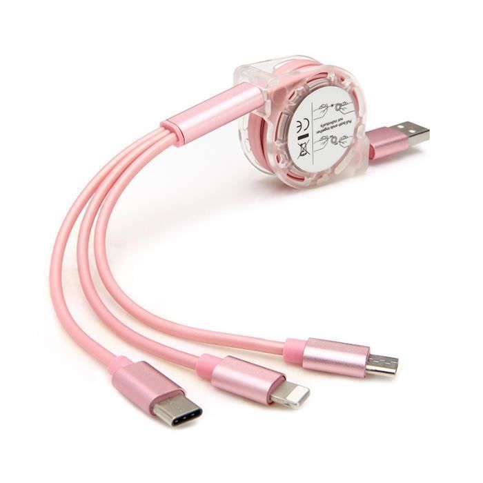 Câble 3en1 5V/2A MF109231 - CITYTEK