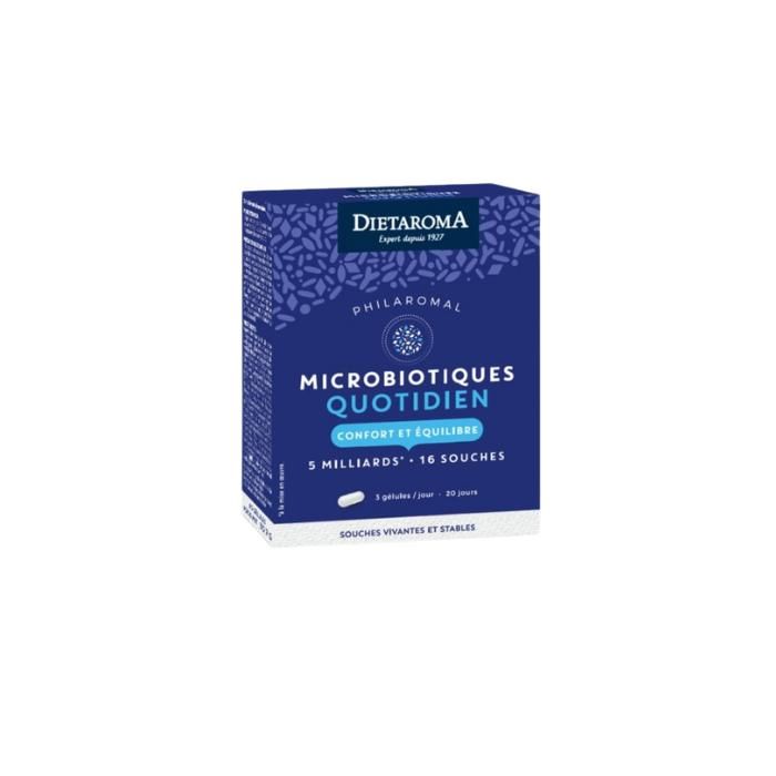 DIETAROMA PHILAROMAL PROBIOTIQUES QUOTIDIEN B20 GELULES