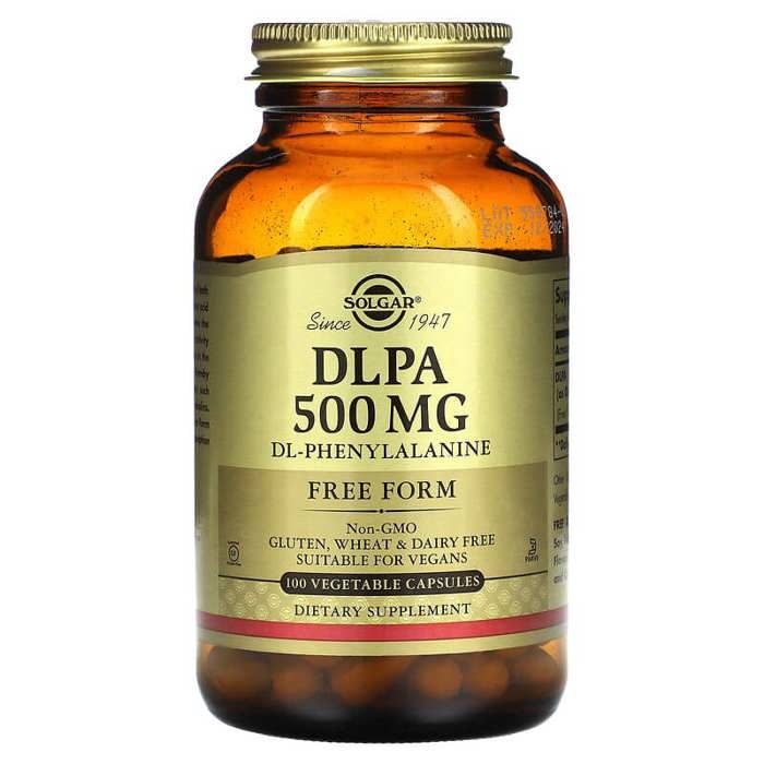 DLPA, Forme Naturelle, 500 mg, 100 Comprimés Naturels