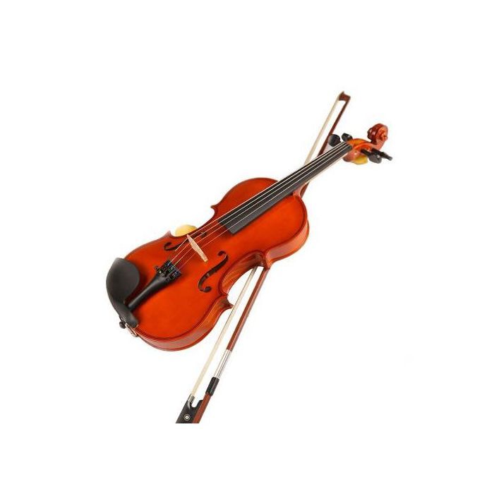 Violon Acoustique 3/4 Naturel en bois brillant avec étui pour étudiants