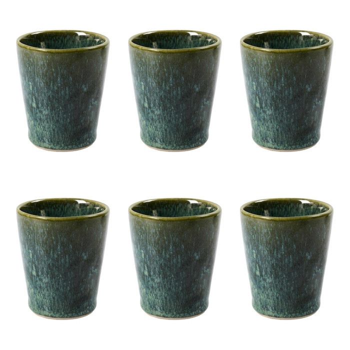 Lot de 6 Tasses à Café "Elia" 9cl "couleur aléatoire"