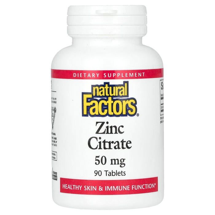 Citrate de zinc, 50 mg, 90 comp